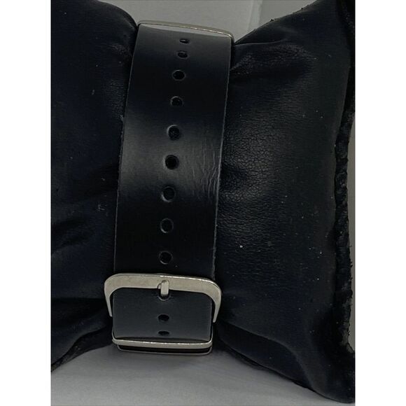 Fossil BQ1482 Men's Black Leather Analog Blue Dial Quartz Genuine Watch KS546 - Picture 6 of 12